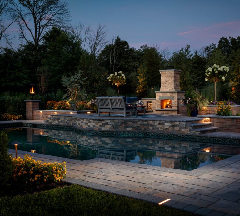Éclairage extérieur avec Belgard hardscapes