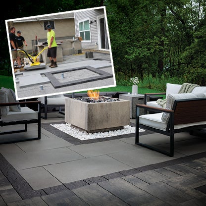 Large patio installations may take up to 12 weeks to complete.