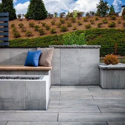 An outdoor living space