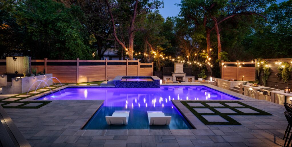 Blank Slate house outdoor living space 