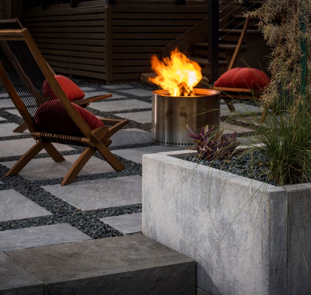 Projet d’influenceurs Belgard Artforms Blank Slate Reno
