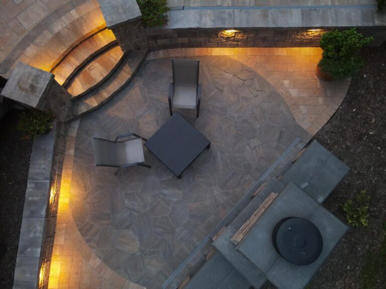 Majestueuse terrasse extérieure Belgard