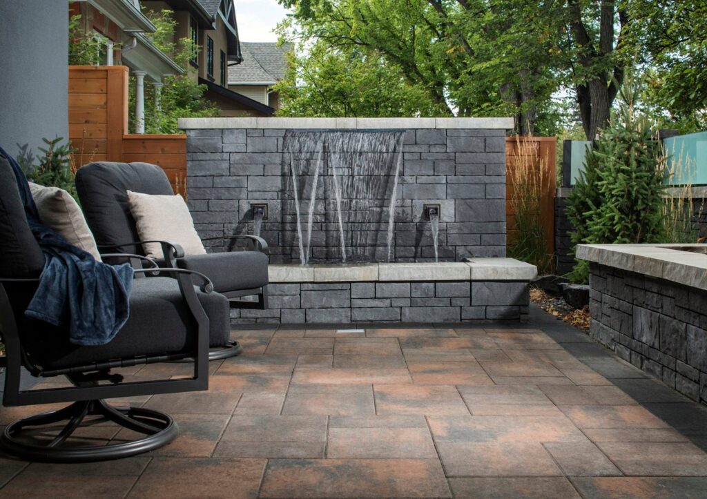 Fontaine d’eau à grille modulaire en tandem®
